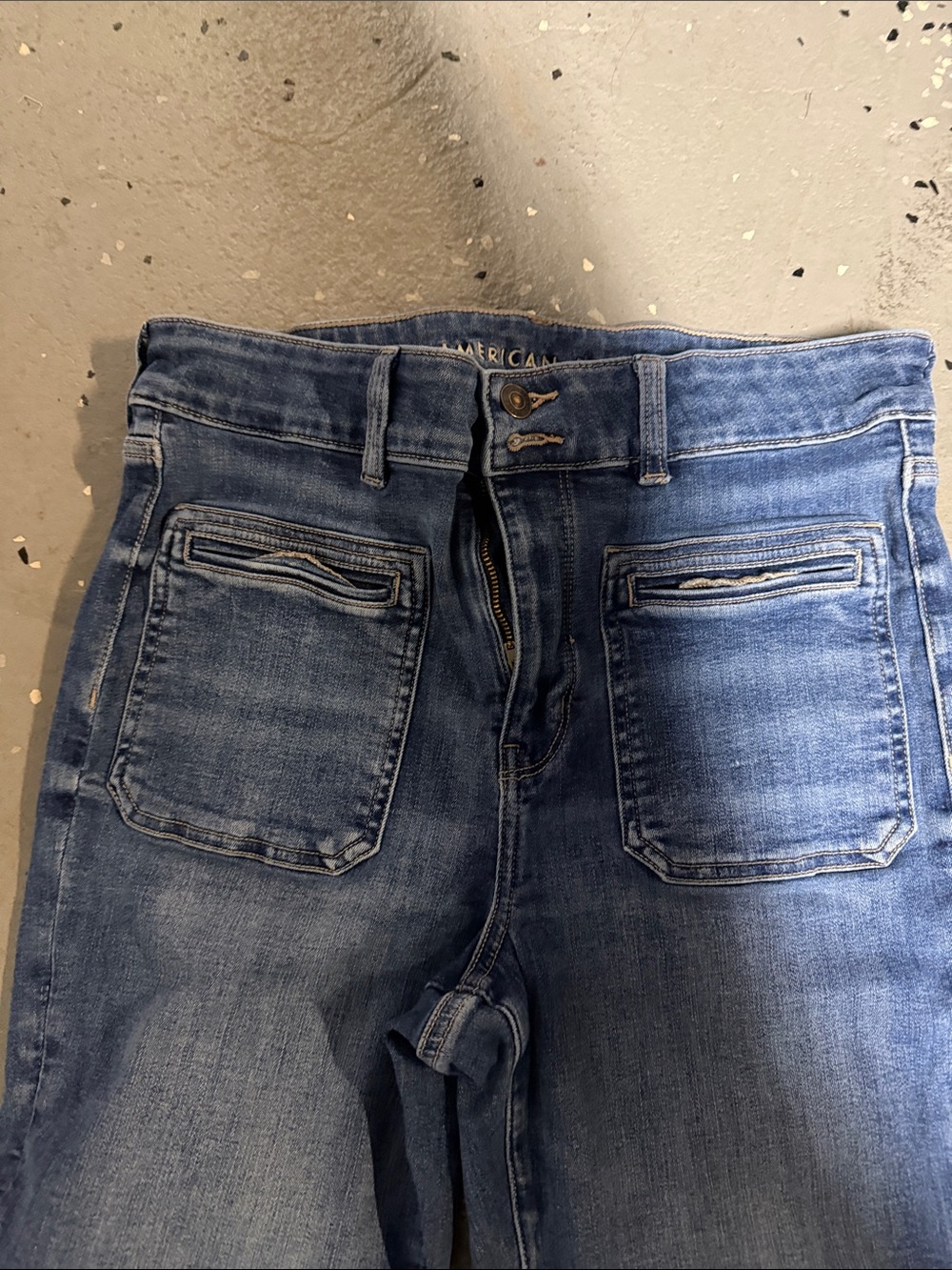American Eagle Outfitters light blue wide leg jeans - Picture 2 of 6